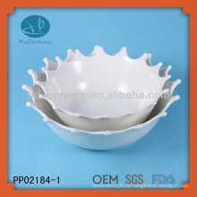 Keramik Restaurant Platten und Schüssel, Fine dekorative Porzellan Großhandel Teller